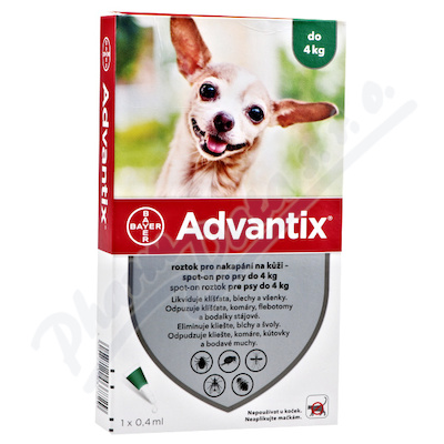 Advantix pro psy do 4kg spot-on 1x0.4ml