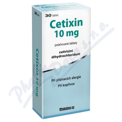 Cetixin 10mg por.tbl.flm.30x10mg