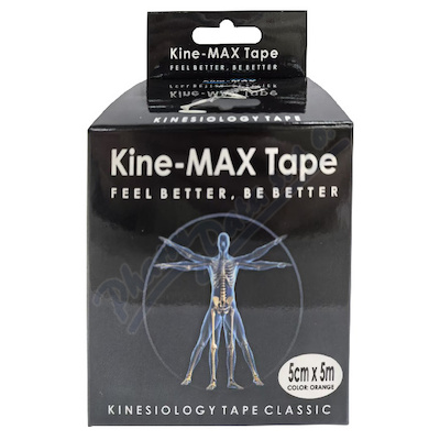 Kine-MAX Classic kinesiology tape oranžový 5cmx5m