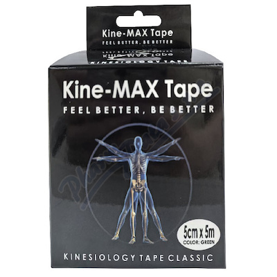 Kine-MAX Classic kinesiology tape zelená 5cmx5m