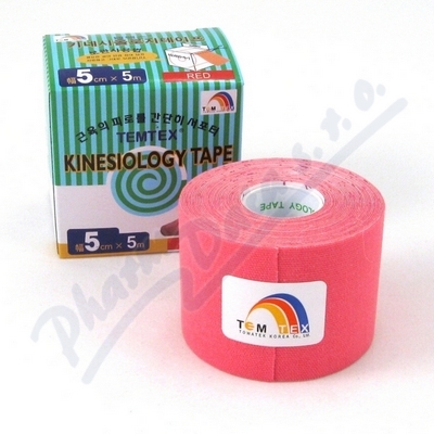 TEMTEX Kinesiology tape růžová 5cmx5m