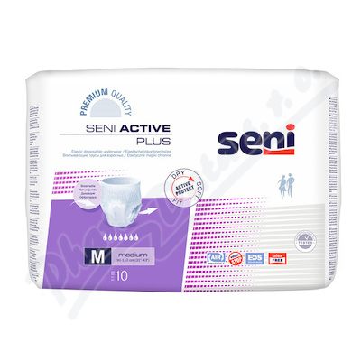 Seni Active Plus Medium ink.plen.kalhotky 10ks