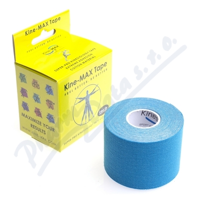 Kine-MAX SuperPro Cot kinesiology tape modrý5cmx5m