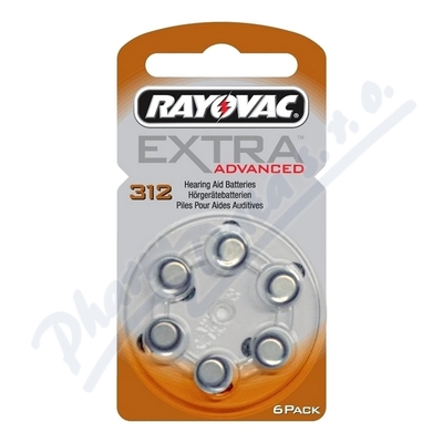 Rayovac Extra Adv.312 baterie do naslouchadel 6ks