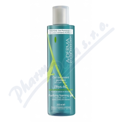 A-DERMA Phys-AC Čisticí pěnivý gel 200ml