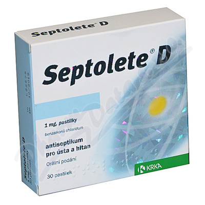Septolete D 1mg pas.30 II