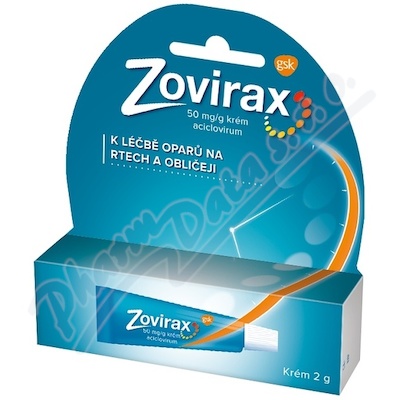 Zovirax 50mg/g crm. 1x2g CZ