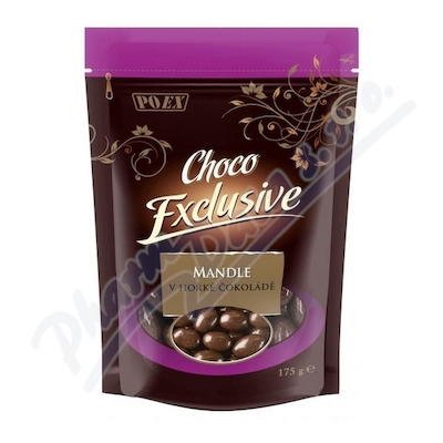 POEX Choco Exclusive Mandle v hořké čokoládě 175g