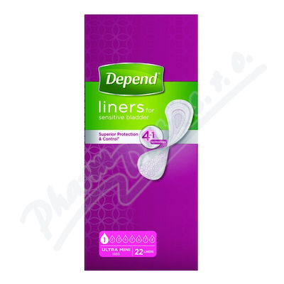 Depend Liners Ultra mini inkont.vložky ženy 22ks