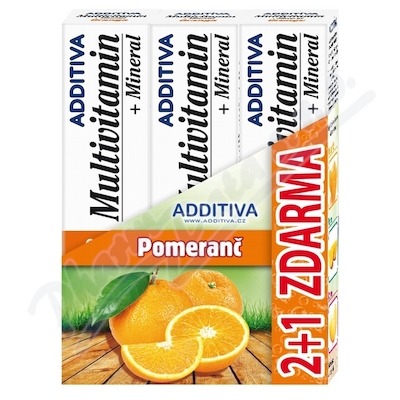 Sada Additiva MM 2+1 pomeranč šumivé tbl.3x20ks