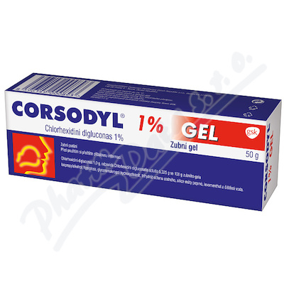 Corsodyl 1% gel stm.gel 1x50g