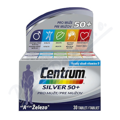 Multivitamin Centrum Silver 50+ pro muže 30tbl