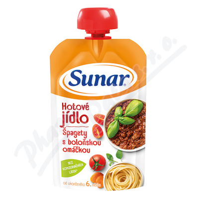 Sunar Hotové jídlo Špagety s boloňskou omáč.120g