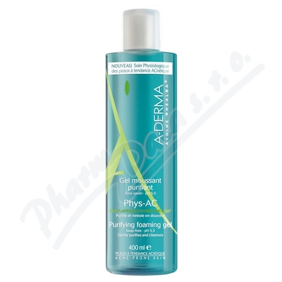 A-DERMA Phys-AC Čisticí pěnivý gel 400ml