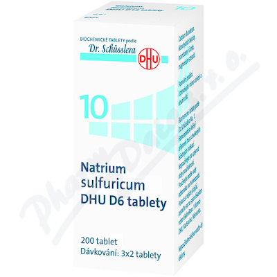 Natrium sulfuricum DHU D5-D30 tbl.nob.200