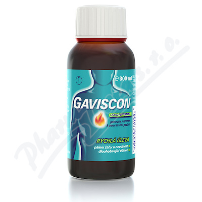 Gaviscon liquid Peppermint por.sus.1x300ml