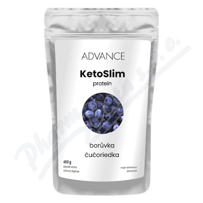 ADVANCE KetoSlim protein borůvka 480g