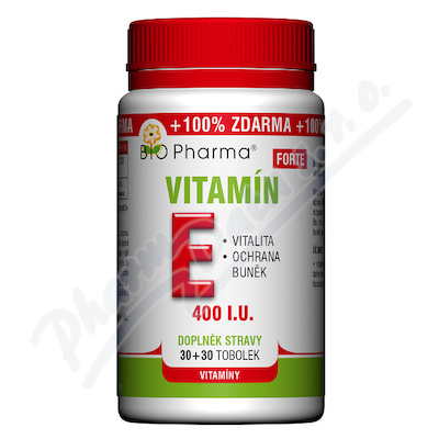 Vitamín E Forte 400 I.U.tob.30+30 Bio-Pharma