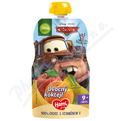 Hami Disney Cars ovoc.koktejl kapsička 110g 9m+