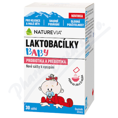 NatureVia Laktobacílky baby 30 sáčků