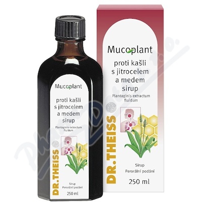 Mucoplant proti kašli s jitrocel.a medem sir.250ml