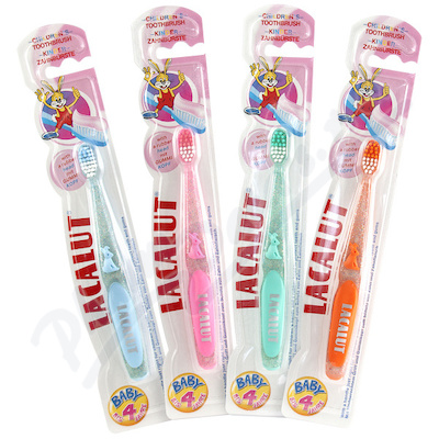 Lacalut dětský zubní kartáček mix 0-4 let