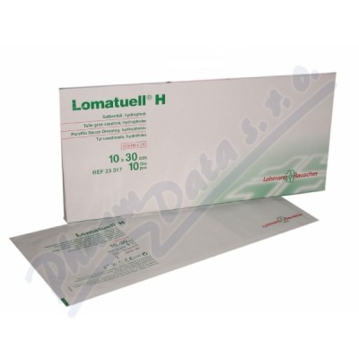 Tyl mastný Lomatuell H sterilní 10x30cm 10ks