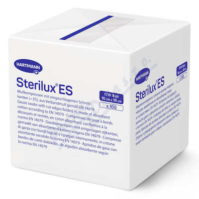 Gáza kompr.nest.Sterilux ES 10x10cm 17vl8vrs 100ks