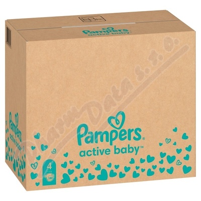 Pampers Active Baby 4 plenky 9-14kg 180ks