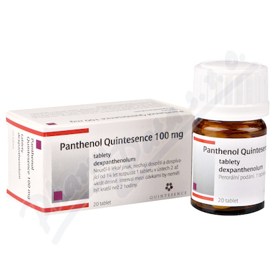 Panthenol Quintesence 100mg tbl.nob.20