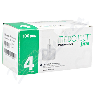 MEDOJECT fine jehly do inzulin.per 32Gx4mm 100ks