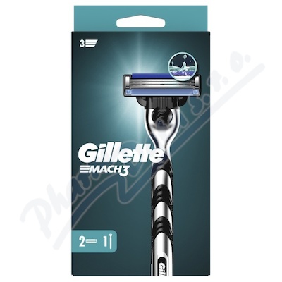 Gillette Mach3 holicí strojek+2 náhradní hlavice