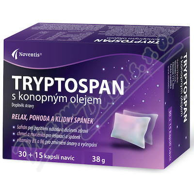 Tryptospan s konopným olejem cps.30+15