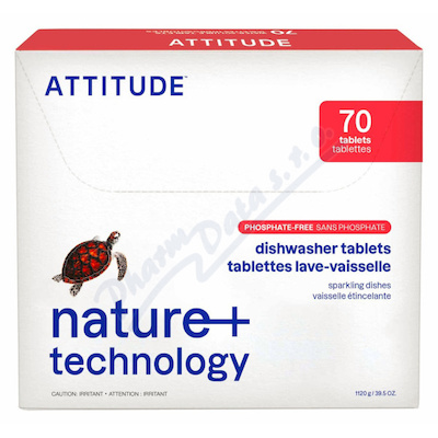 ATTITUDE Nature+ tablety do myčky 70ks