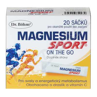 Dr.Böhm Magnesium Sport On the Go 20 sáčků