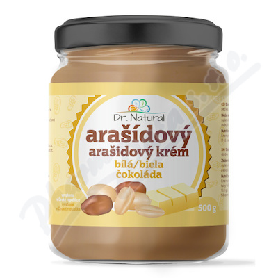 Dr.Natural Arašídový krém s bílou čokoládou 500g