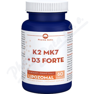 LIPOZOMAL K2 MK7 + D3 FORTE tob.60