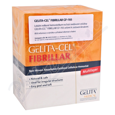 Gelita-Cel Fibrillar GF-705 25x50mm 10ks