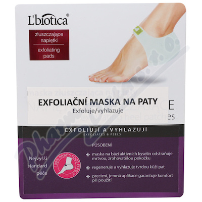 Lbiotica Exfoliační maska na paty 1pár