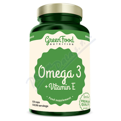 GreenFood Omega 3+Vitamin E cps.120