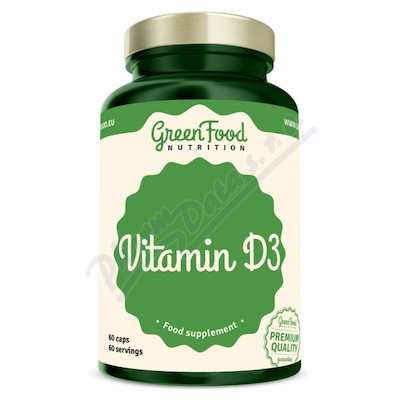 GreenFood Vitamin D3 cps.60