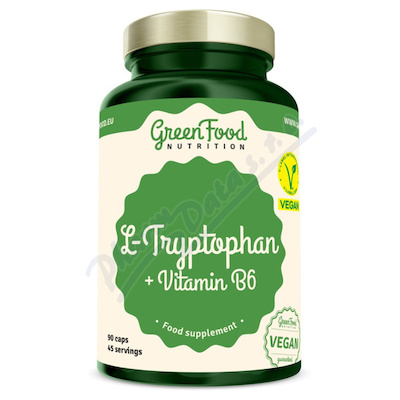 GreenFood L-Tryptophan+Vitamin B6 cps.90