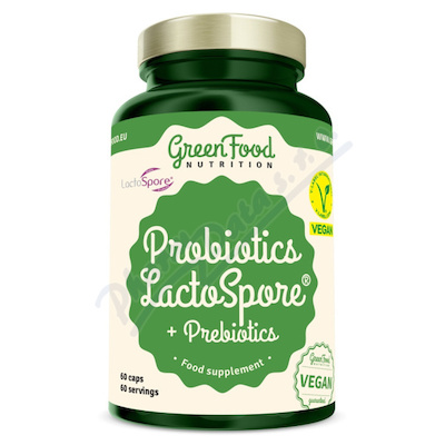 GreenFood Probiotics Lactospore+Prebiotics cps.60