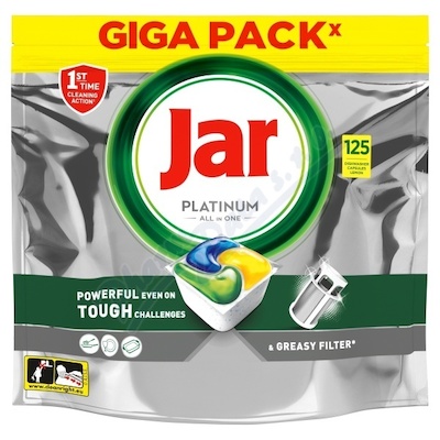 Jar Platinum kapsle do myčky 125ks