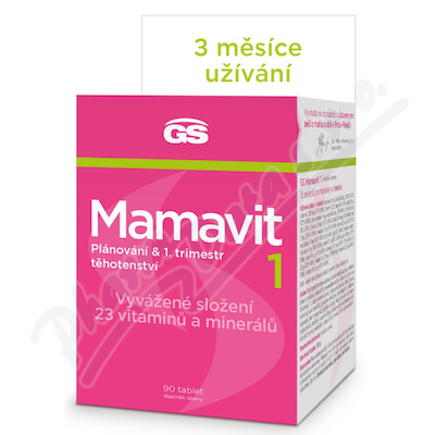 GS Mamavit 1 Plánování a 1.trimestr tbl.90