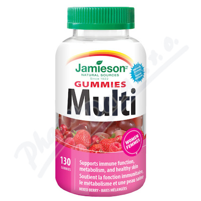 JAMIESON Multi Gummies želat.past.pro ženy 130ks