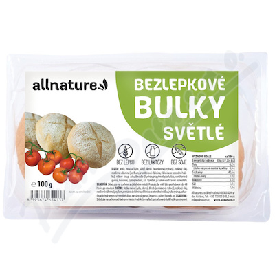 Allnature Bezlepkové bulky světlé 100g