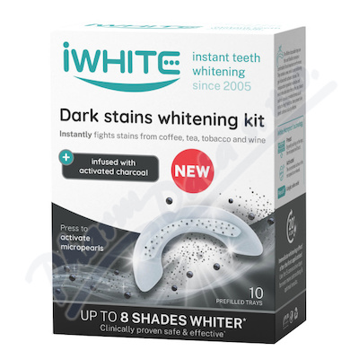 iWhite Dark stains sada na bělení zubů 10x0.8g