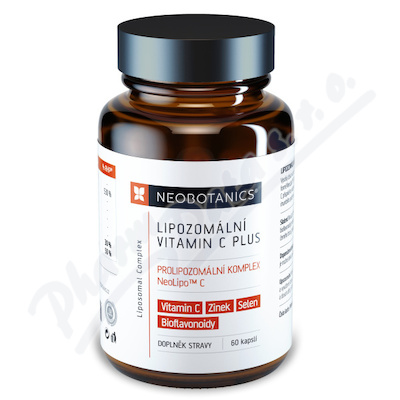 NEOBOTANICS Lipozomální vit.C plus Zn+Se cps.60