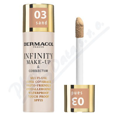 Dermacol Infinity make-up&korektor č.03 sand 20g